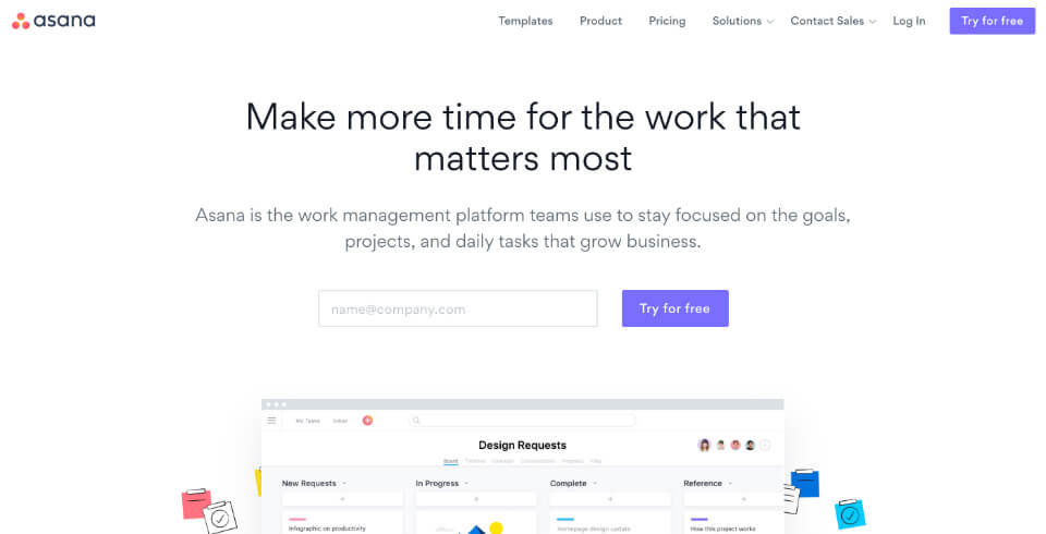 seo project management tool: asana