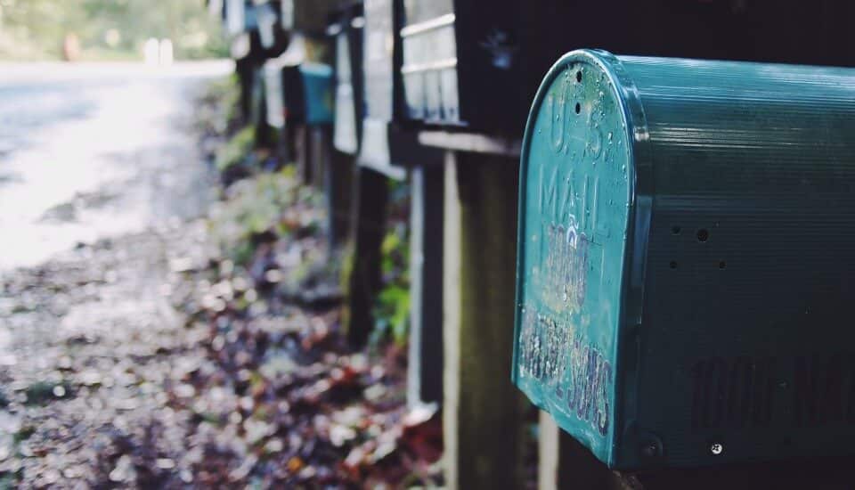 photo of a mailbox to represent blogger outreach.