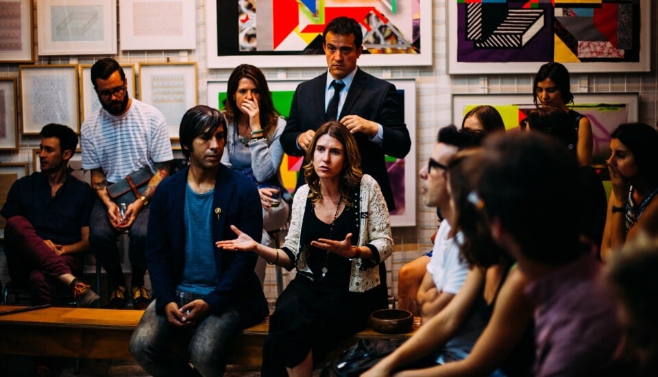woman speaking about building a strong brand reputation