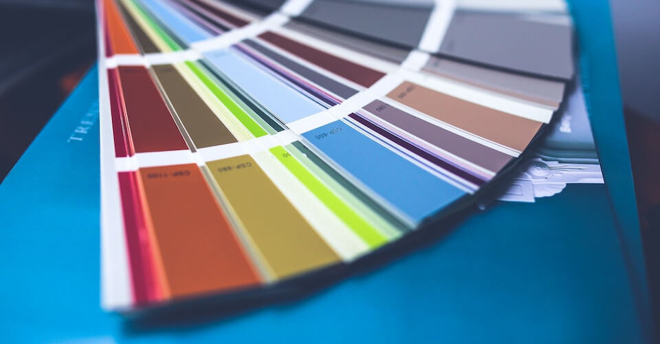 color swatches to illustrate comparing customers