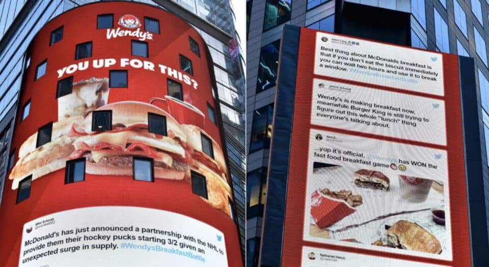 Wendy's billboard