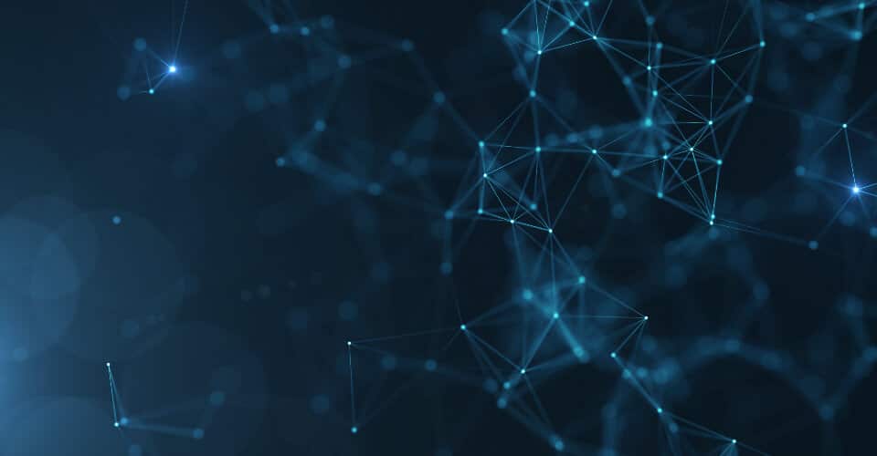 what is digital marketing - abstract graphic to show connections