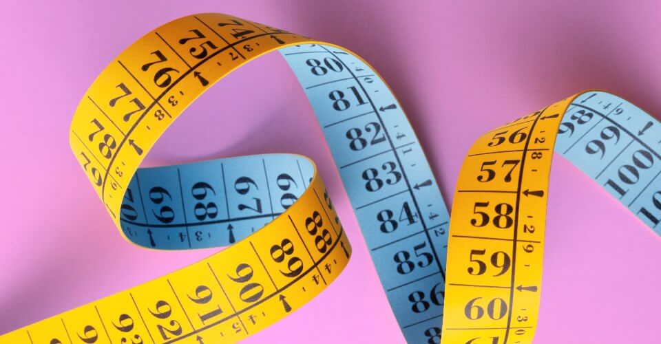 yellow and blue tape for measuring seo metrics