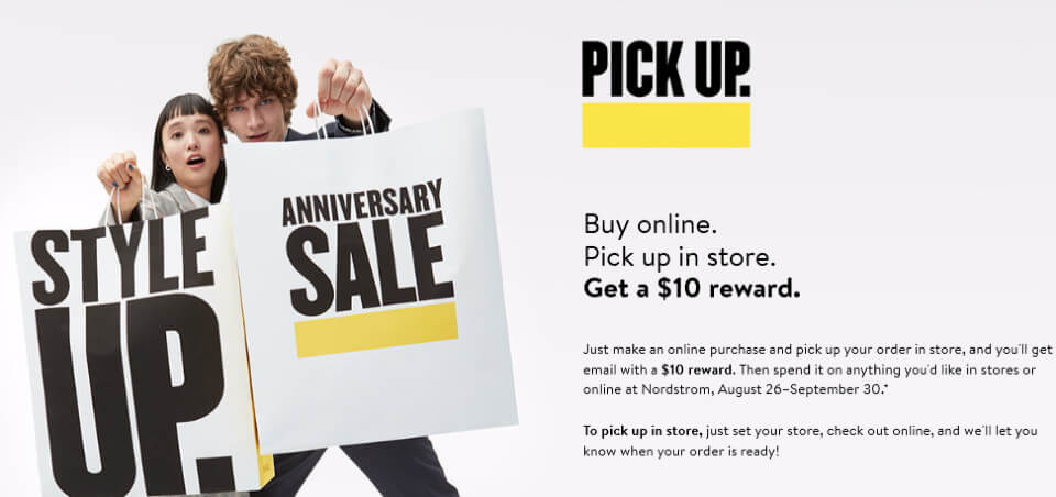 nordstrom ecommerce marketing example