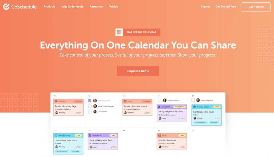 How To Create The Perfect Content Calendar Template Examples 