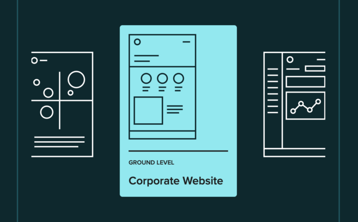 Example of an owned asset - ground level - corporate website
