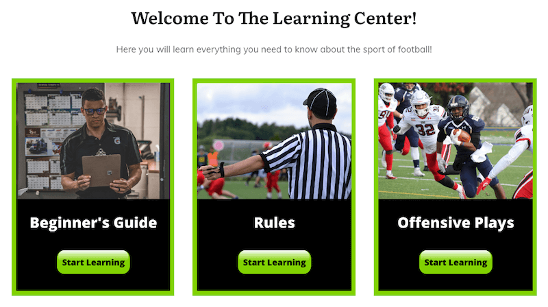 vIQtory Sports Football Learning Center