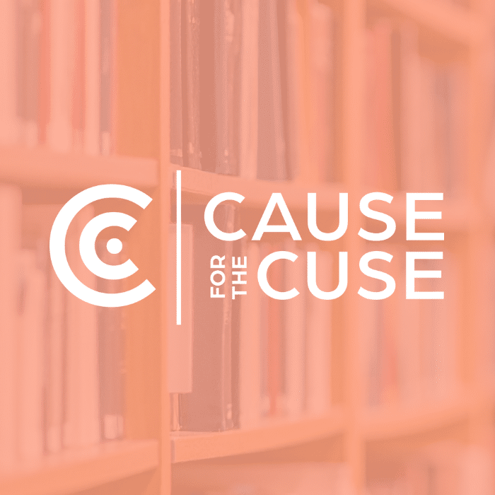 Photo of library behind the Cause For The Cuse library